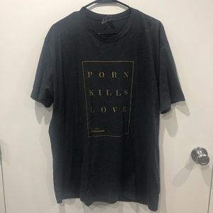 Charcoal Porn Kills Love Shirt